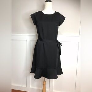 BANANA REPUBLIC Little Black Dress, Fit & Flare belted Size XS NEW W TAGS